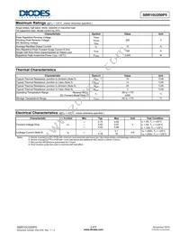SBR10U200P5Q-13 Datasheet Page 2