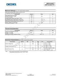 SBR10U300CT Datasheet Page 2
