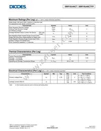 SBR10U40CTFP Datasheet Page 2