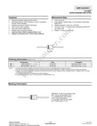 SBR12A45SD1-T Datasheet Cover