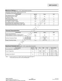 SBR12A45SD1-T Datasheet Page 2