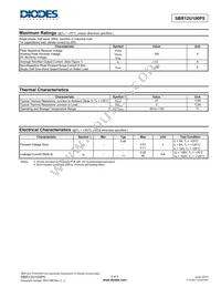 SBR12U100P5-13 Datasheet Page 2