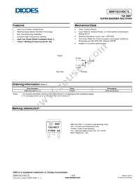 SBR15U100CTL-13 Datasheet Cover