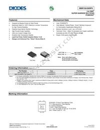 SBR15U30SP5-13 Datasheet Cover