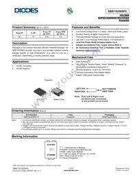 SBR15U50SP5-13 Datasheet Cover