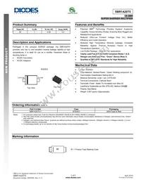 SBR1A20T5-7 Datasheet Cover