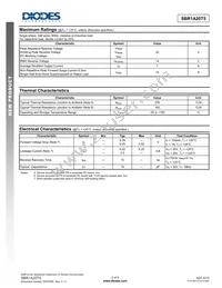 SBR1A20T5-7 Datasheet Page 2