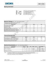 SBR1U150SAQ-13 Datasheet Page 2