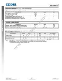 SBR1U200P1-7 Datasheet Page 2