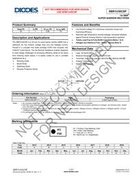 SBR1U30CSP-7 Datasheet Cover