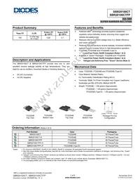 SBR20100CTFP Datasheet Cover