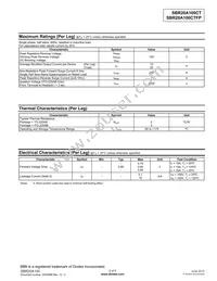 SBR20A100CTFP Datasheet Page 2