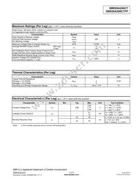 SBR20A200CTFP Datasheet Page 2