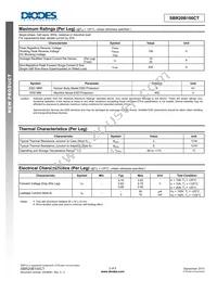 SBR20B100CT Datasheet Page 2