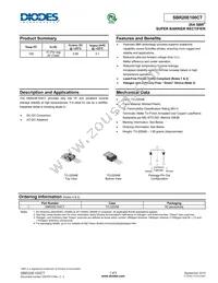 SBR20E100CT Datasheet Cover