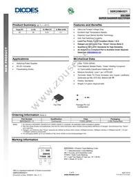 SBR20M45D1-13 Datasheet Cover