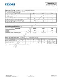 SBR20U150CT Datasheet Page 2