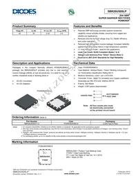 SBR20U50SLP-13 Datasheet Cover
