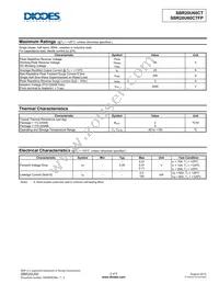 SBR20U60CT Datasheet Page 2