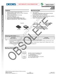 SBR2A150SP5-13 Datasheet Cover