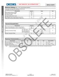 SBR2A150SP5-13 Datasheet Page 2