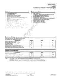 SBR2A30P1-7 Datasheet Cover