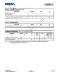SBR2A40BLP-13 Datasheet Page 2