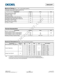 SBR2U30P1-7 Datasheet Page 2