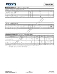 SBR2U60S1FQ-7 Datasheet Page 2