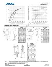 SBR30A40CTFP Datasheet Page 3