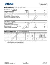 SBR3A40SA-13 Datasheet Page 2