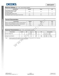 SBR3U40S1F-7 Datasheet Page 2