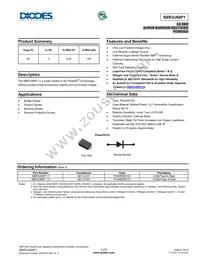 SBR3U60P1-7 Datasheet Cover