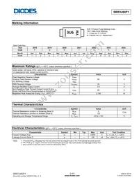 SBR3U60P1-7 Datasheet Page 2