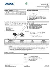 SBR3U60P5Q-7D Datasheet Cover