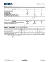 SBR6100CTL-13 Datasheet Page 2