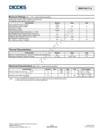 SBR6100CTLQ-13 Datasheet Page 2