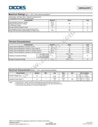 SBR8A45SP5-13 Datasheet Page 2