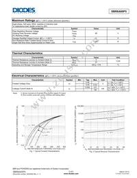 SBR8A60P5-13 Datasheet Page 2