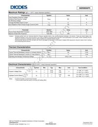 SBR8B60P5-7D Datasheet Page 2
