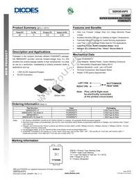 SBR8E45P5-7D Datasheet Cover