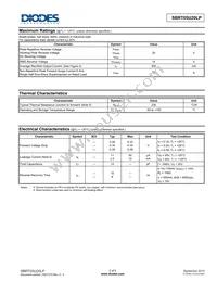 SBRT05U20LP-7B Datasheet Page 2