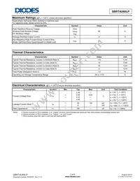 SBRT4U60LP-7 Datasheet Page 2