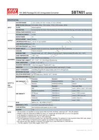 SBTN01M-15 Datasheet Page 3