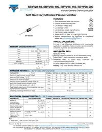 SBYV28-150-E3/54 Datasheet Cover