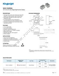 SC05-11SURKWA Datasheet Cover