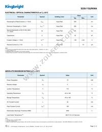 SC05-11SURKWA Datasheet Page 2