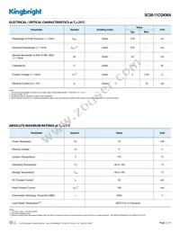 SC08-11CGKWA Datasheet Page 2