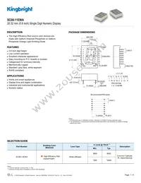 SC08-11EWA Datasheet Cover