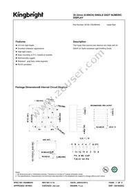 SC08-12SURKWA Datasheet Cover